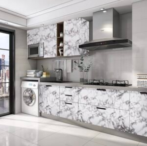 El Secreto de una Decoración de Lujo - Papel Mármol Adhesivo